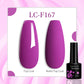 LILYCUTE 7ML Jelly Amber Gel Nail Polish Nail Art Dark Bloom Leopard