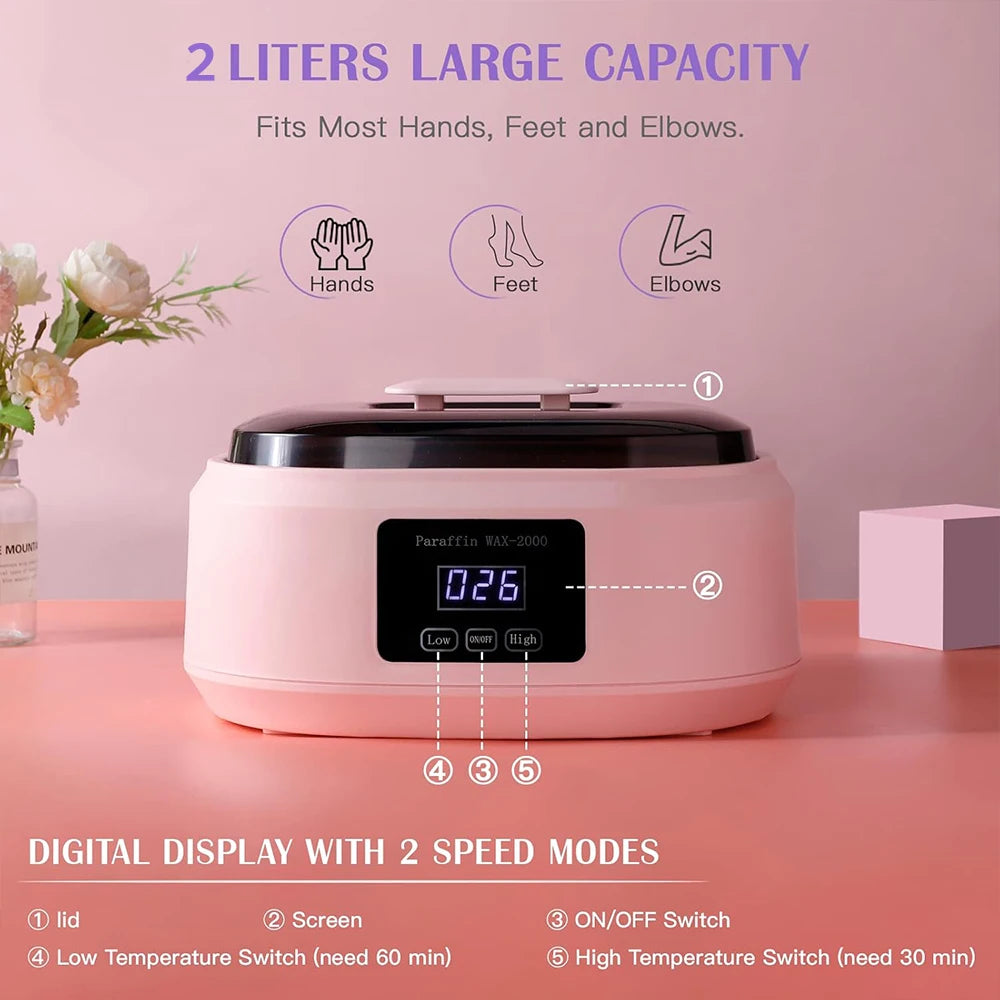 Professional Digital Wax Heater 200W - Hair Removal Therapy Machine