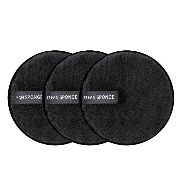 Reusable Makeup Remover Pads - Microfiber Cotton Wipes (3-Piece Set)