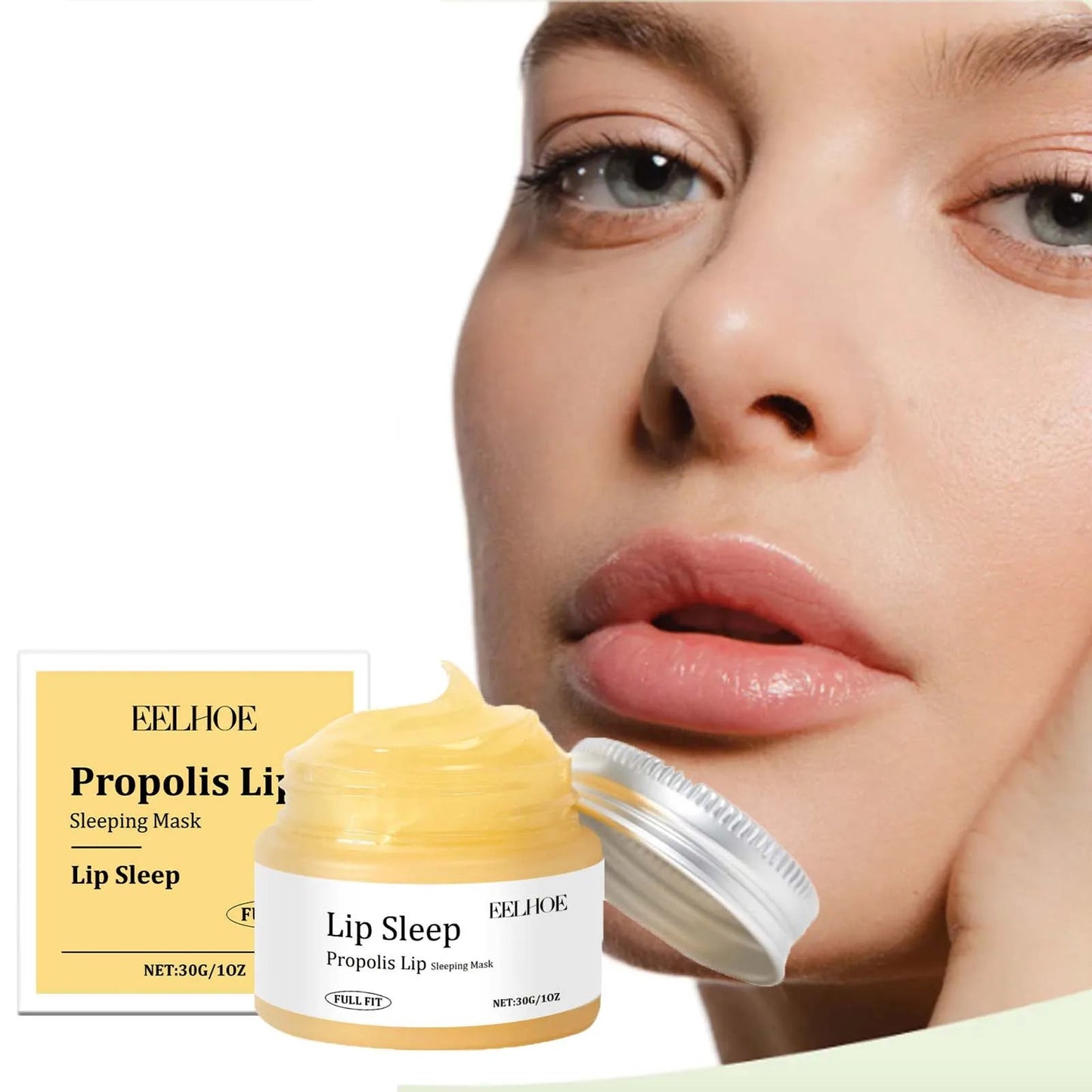 Propolis Lip Sleeping Mask - Overnight Treatment for Dry & Chapped Lips