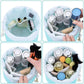 Fashion Round Waterproof Makeup Bag - High Capacity Travel Organizer