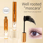 Waterproof Lengthening Mascara - Long-Lasting Curly Lash Formula with Gold Accent