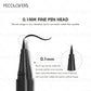 Waterproof Black Liquid Eyeliner Set - 3 Piece Collection
