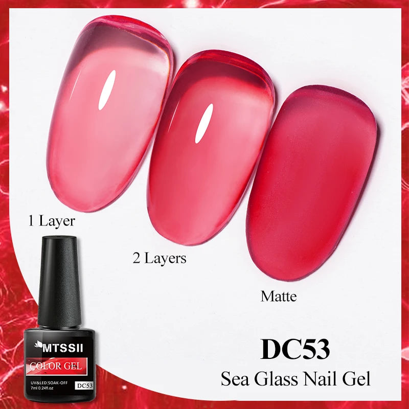 Mtssii Dried Flower Gel Nail Polish - Natural Flower Fairy Series UV/LED