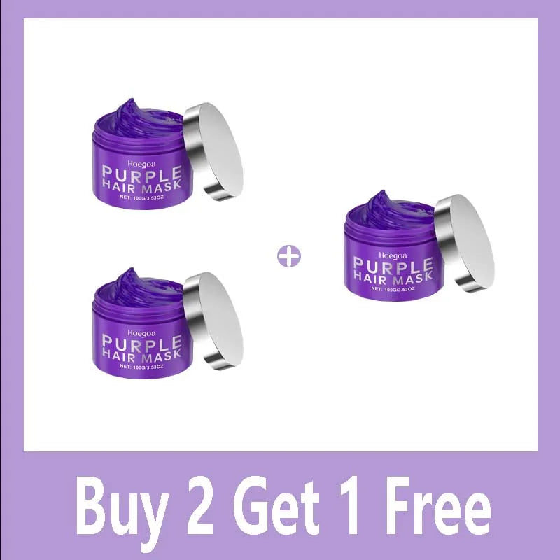 EELHOE Purple Keratin Hair Mask - Deep Repair Treatment for Blonde & Damaged Hair (100g)