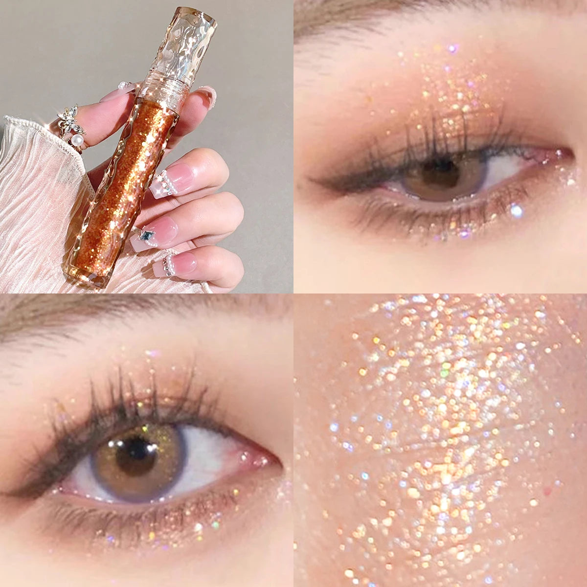 Flowing Light Liquid Eyeshadow - Sparkling Pearlescent Diamond Highlighter