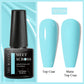 MEET ACROSS Wine Red Gel Nail Polish - 7ml Long-Lasting French Manicure