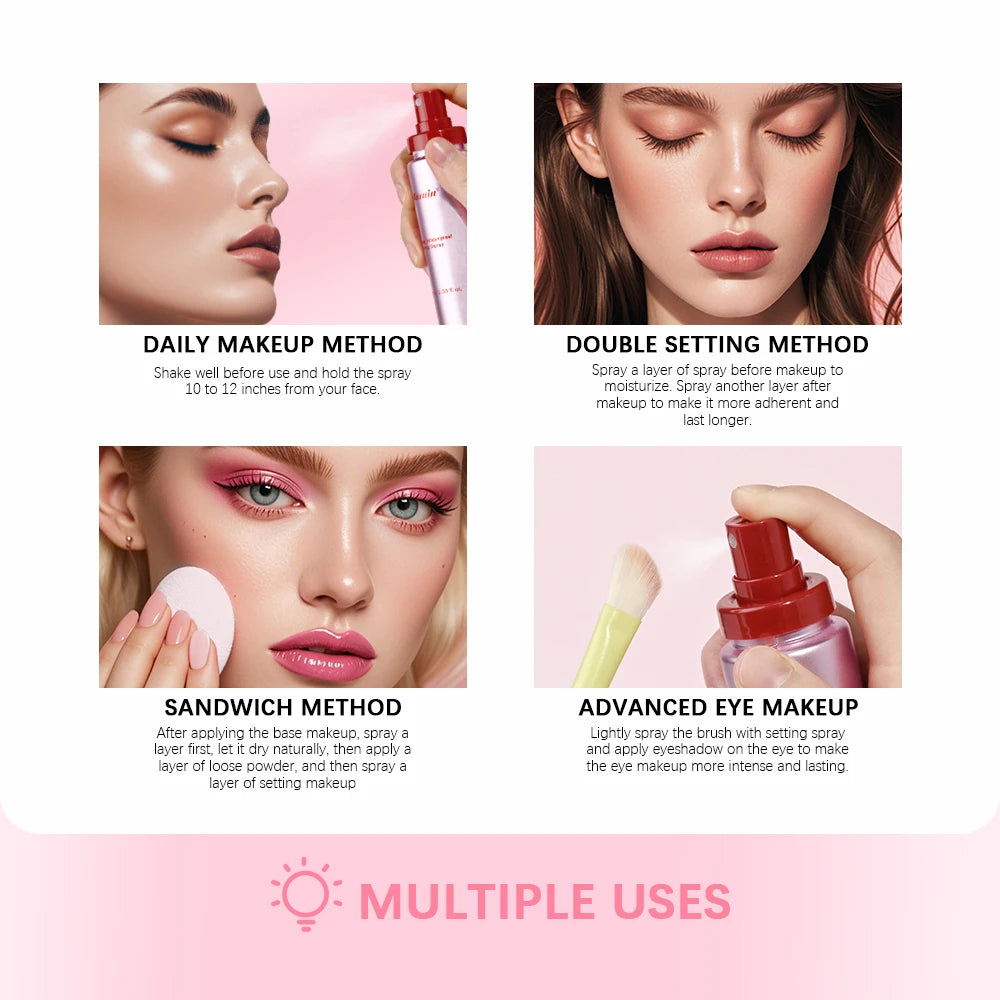 Mattifying Waterproof Setting Spray - Long-Lasting Makeup Fixer