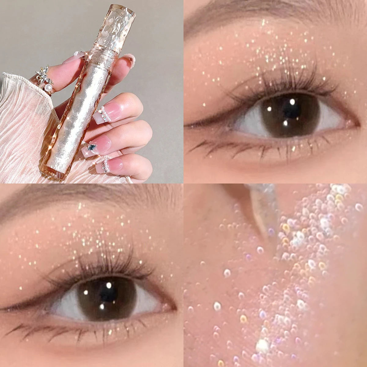 Flowing Light Liquid Eyeshadow - Sparkling Pearlescent Diamond Highlighter