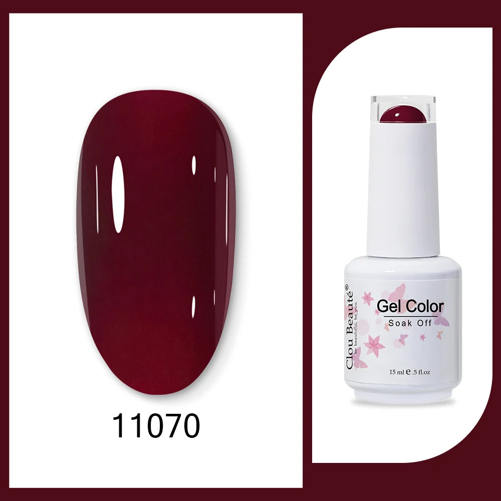 Clou Beaute HEMA & TPO Free Gel Nail Polish - Army Green 15ml