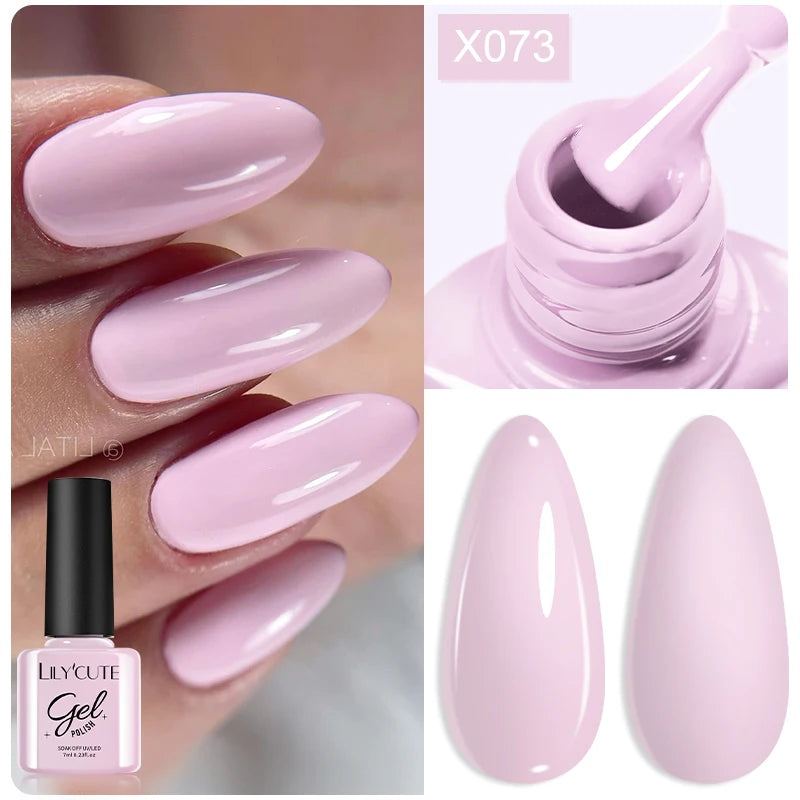 LILYCUTE Thermal Gel Nail Polish 7ml - Temperature Color Changing UV LED