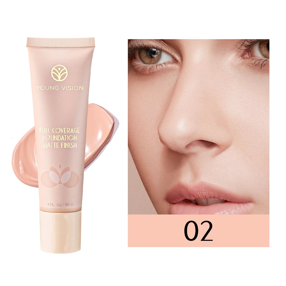 6-Color Concealer BB Cream - 30ml Natural Facial Primer Liquid Foundation