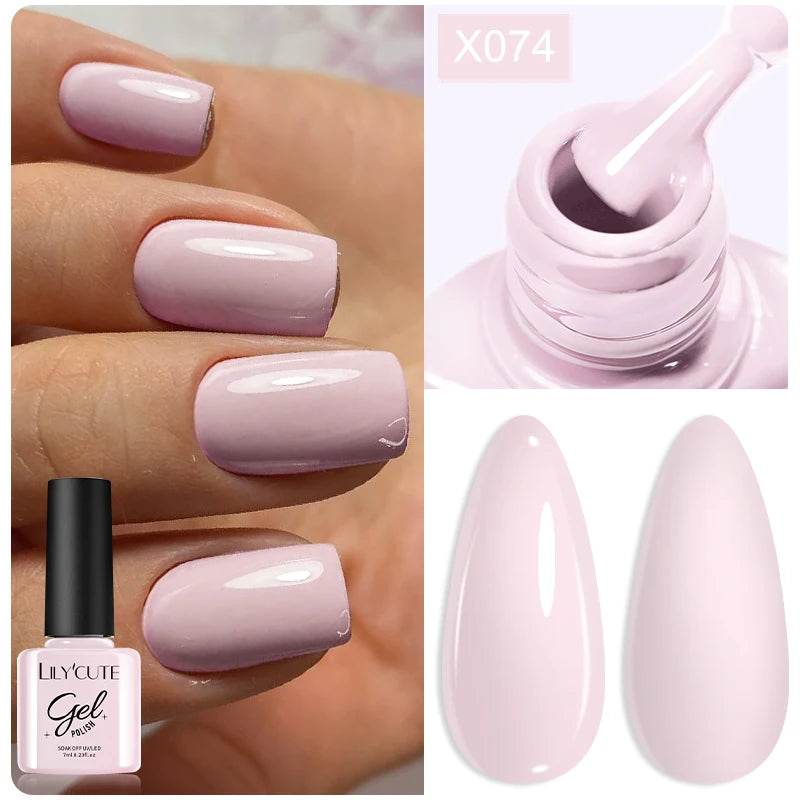 LILYCUTE Thermal Gel Nail Polish 7ml - Temperature Color Changing UV LED