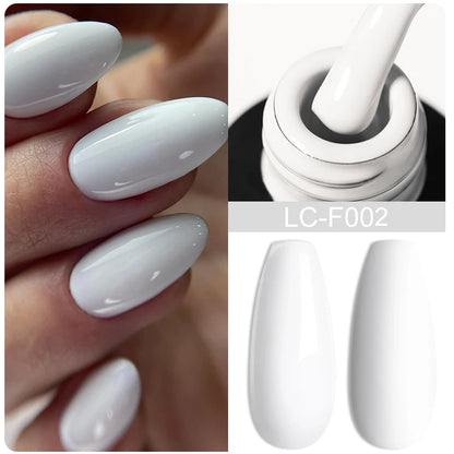 LILYCUTE UV Gel Nail Polish - Base & No-Wipe Top Coat Set (7ml)