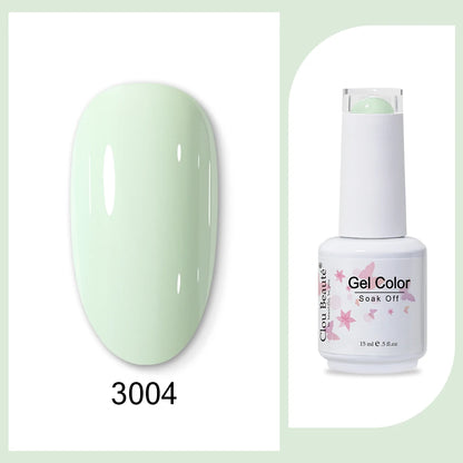Clou Beaute HEMA & TPO Free Gel Nail Polish - Army Green 15ml