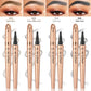 Liquid Eyebrow Pencil - Waterproof 4 Tip Microblade Pen Long-Lasting