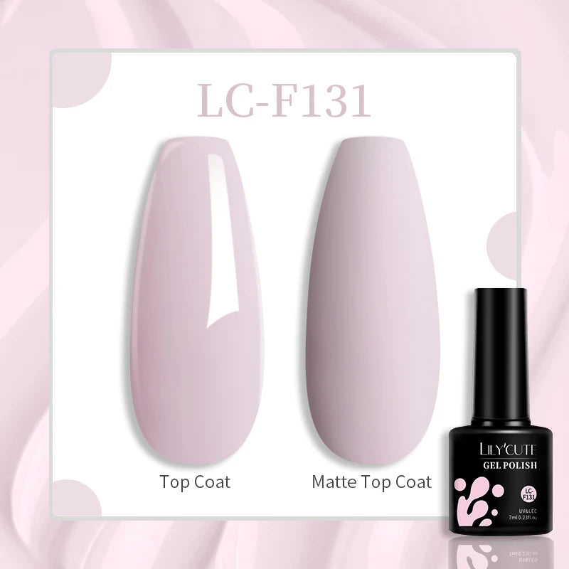 LILYCUTE 7ML Jelly Amber Gel Nail Polish Nail Art Dark Bloom Leopard
