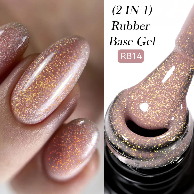 LILYCUTE UV Gel Nail Polish - Base & No-Wipe Top Coat Set (7ml)