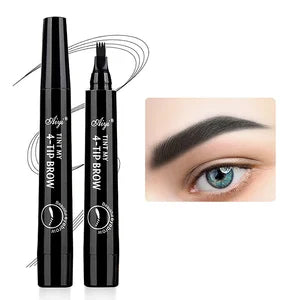 4 Split Tip Eyebrow Pen - Waterproof Liquid Tattoo Pen 5 Colors