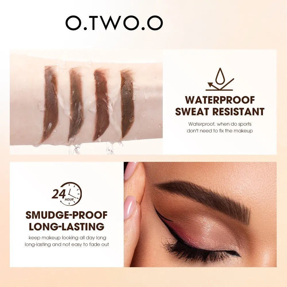Eyebrow Pomade Brow Mascara - Natural Waterproof Long Lasting with Brush