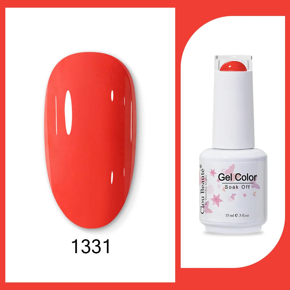 Clou Beaute HEMA & TPO Free Gel Nail Polish - Army Green 15ml