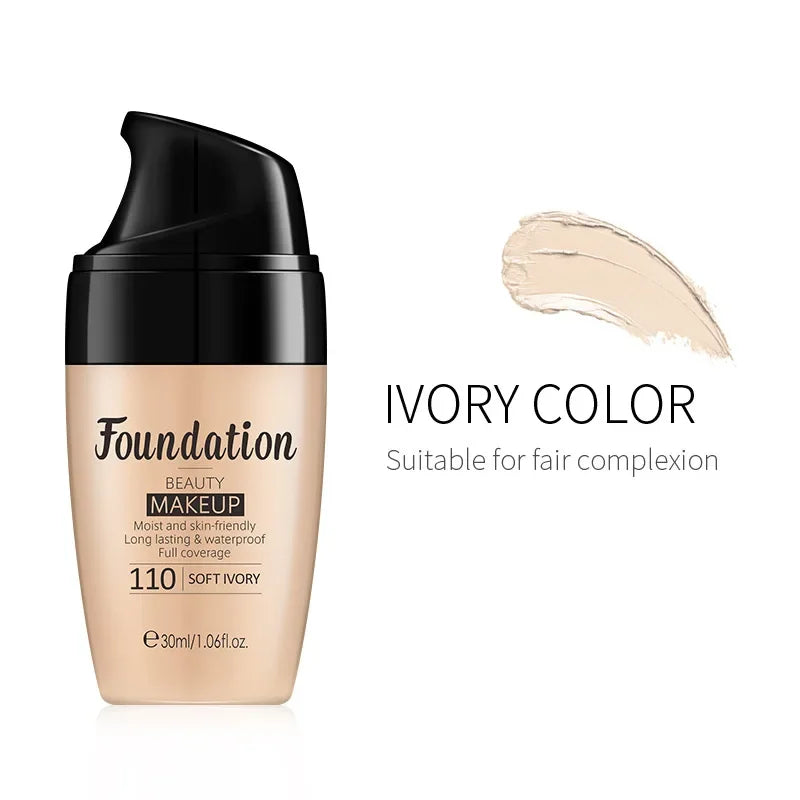Liquid Foundation - Multiple Shades Hydrating Natural Finish 30ml