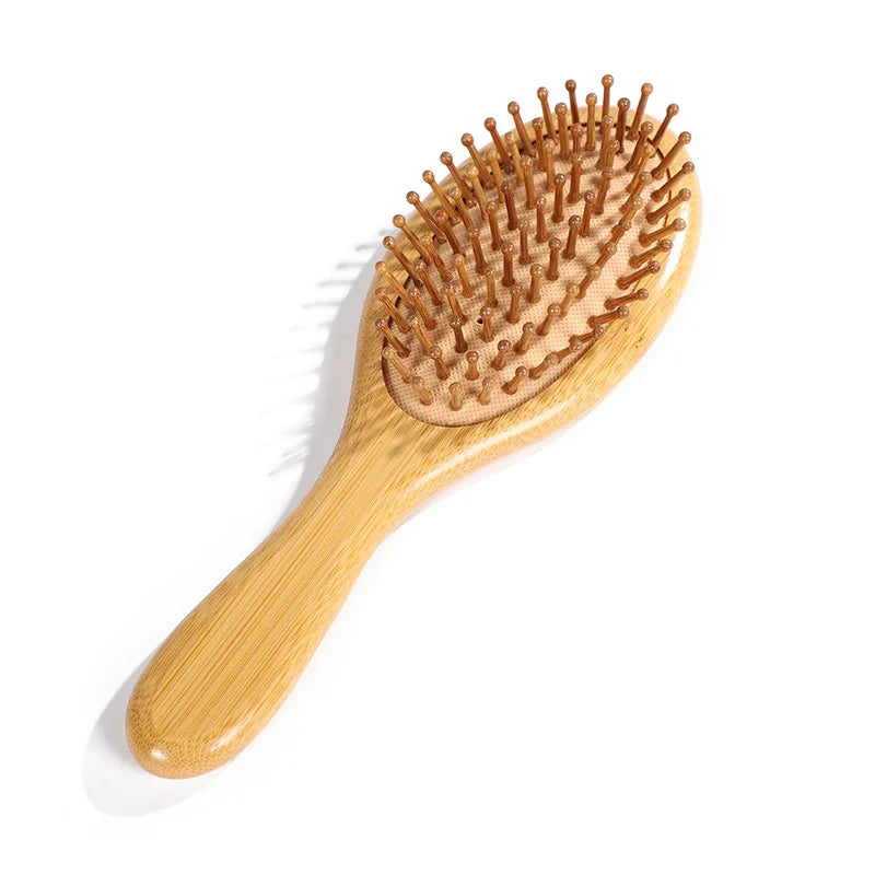 New Sdottor Wooden Bamboo Hair Brush Air Massage Comb Anti-static Scalp Combs