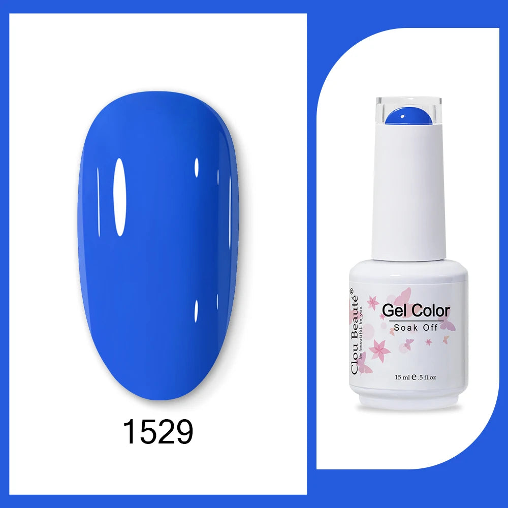 Clou Beaute HEMA & TPO Free Gel Nail Polish - Army Green 15ml