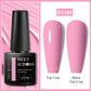 MEET ACROSS Wine Red Gel Nail Polish - 7ml Long-Lasting French Manicure