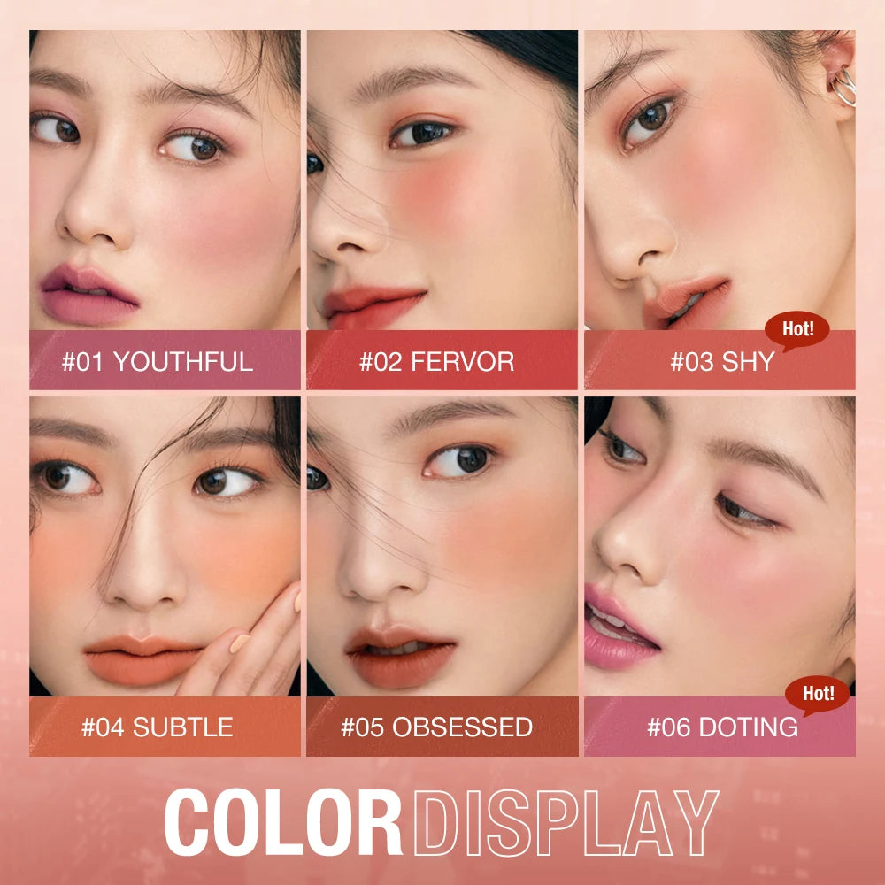 O.TWO.O 3-in-1 Blush Stick - Multi-Use Cream Blush for Lips, Cheeks & Eyes