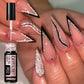LILYCUTE 5ML Reflective Glitter Liner Gel Polish Nail Art Champagne Sparkling Lines