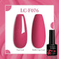 LILYCUTE 7ML Jelly Amber Gel Nail Polish Nail Art Dark Bloom Leopard