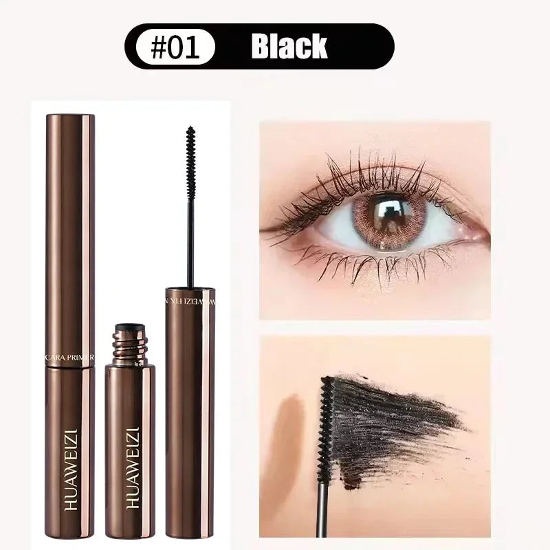 Curated Radiance Professional Waterproof 4D Mascara - Ultra-Volumizing, Lengthening & Long-Lasting Curling