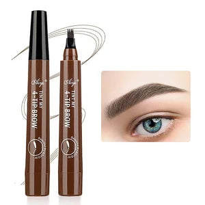 4 Split Tip Eyebrow Pen - Waterproof Liquid Tattoo Pen 5 Colors