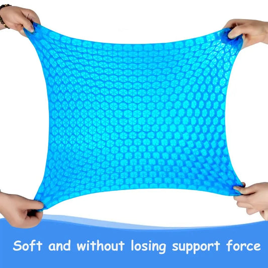 Gel Seat Cushion Summer Breathable Honeycomb Design For Pressure Relief Back Tailbone