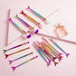 Mermaid Gradient Makeup Brush Set - 4 Piece Professional Cosmetic Kit