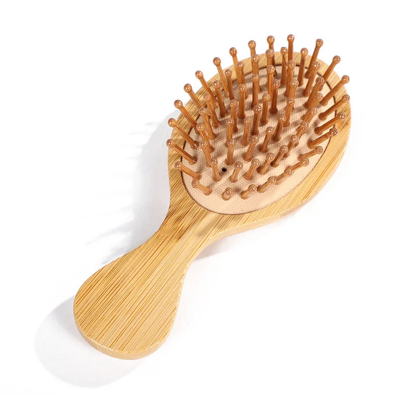 New Sdottor Wooden Bamboo Hair Brush Air Massage Comb Anti-static Scalp Combs