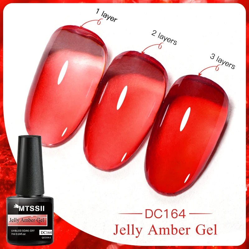 Mtssii Dried Flower Gel Nail Polish - Natural Flower Fairy Series UV/LED