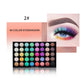 Professional 40-Color Eyeshadow Palette - Matte, Glitter & Shimmer Finish Eye Makeup Set