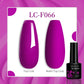 LILYCUTE 7ML Jelly Amber Gel Nail Polish Nail Art Dark Bloom Leopard