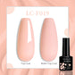 LILYCUTE 7ML Jelly Amber Gel Nail Polish Nail Art Dark Bloom Leopard