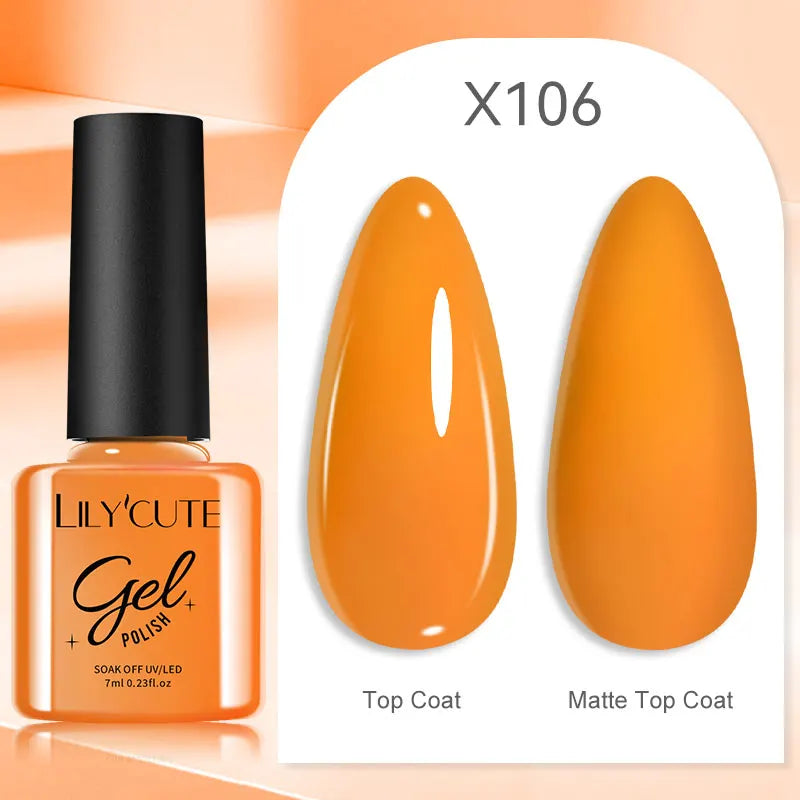 LILYCUTE Thermal Gel Nail Polish 7ml - Temperature Color Changing UV LED