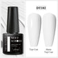 MEET ACROSS Wine Red Gel Nail Polish - 7ml Long-Lasting French Manicure