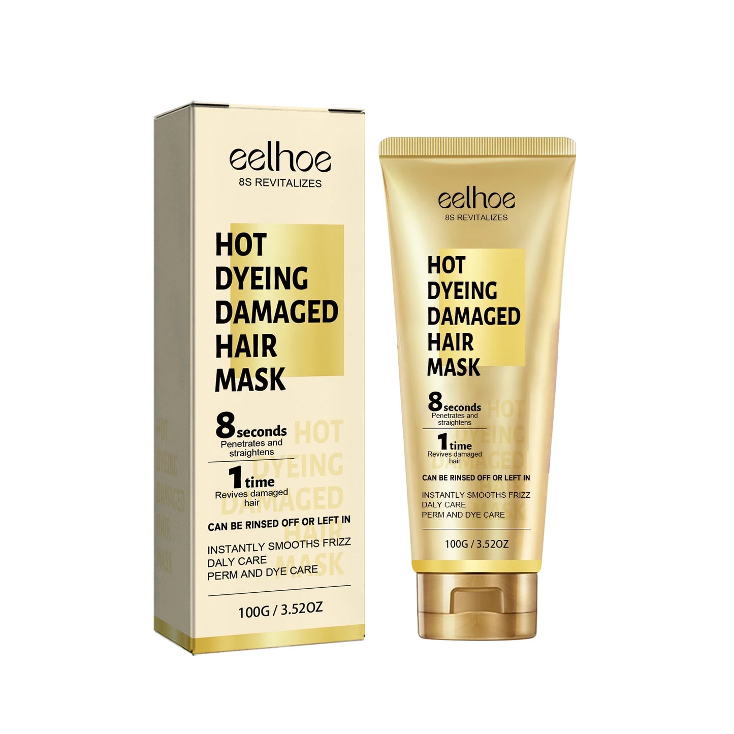 Keratin Hair Repair Mask - 8 Second Deep Conditioning Treatment