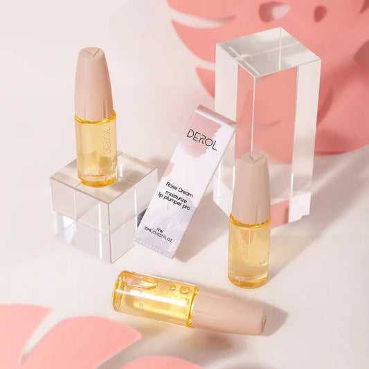 Natural Lip Plumper with Ginger & Peppermint - Day & Night Moisturizing Treatment