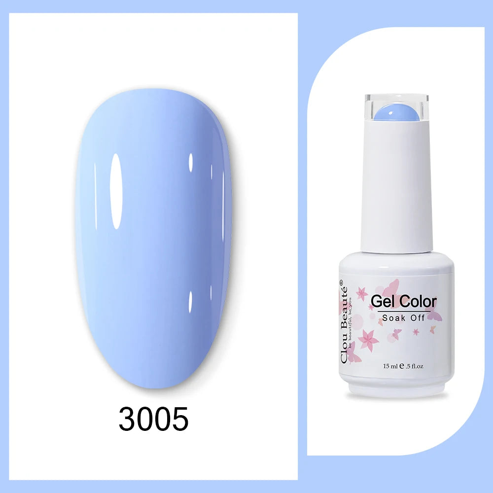 Clou Beaute HEMA & TPO Free Gel Nail Polish - Army Green 15ml