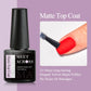 MEET ACROSS Wine Red Gel Nail Polish - 7ml Long-Lasting French Manicure