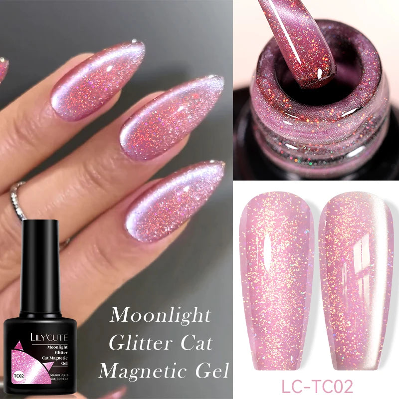 LILYCUTE 9D Cat Eye Magnetic Gel Nail Polish - 7ml