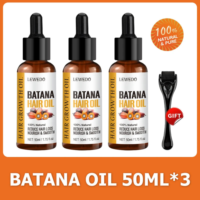 Pure Batana Oil Hair Growth Treatment - Nourishing Hair Care for Men & Women