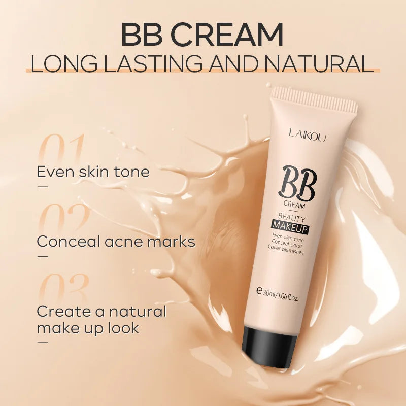 6-Color Concealer BB Cream - 30ml Natural Facial Primer Liquid Foundation